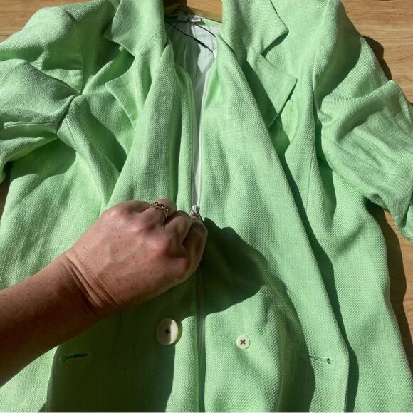 |Veronica Beard| Women's Jackets & Coats NWT Rupert Dickey Jacket in Pistachio - Picture 7 of 13